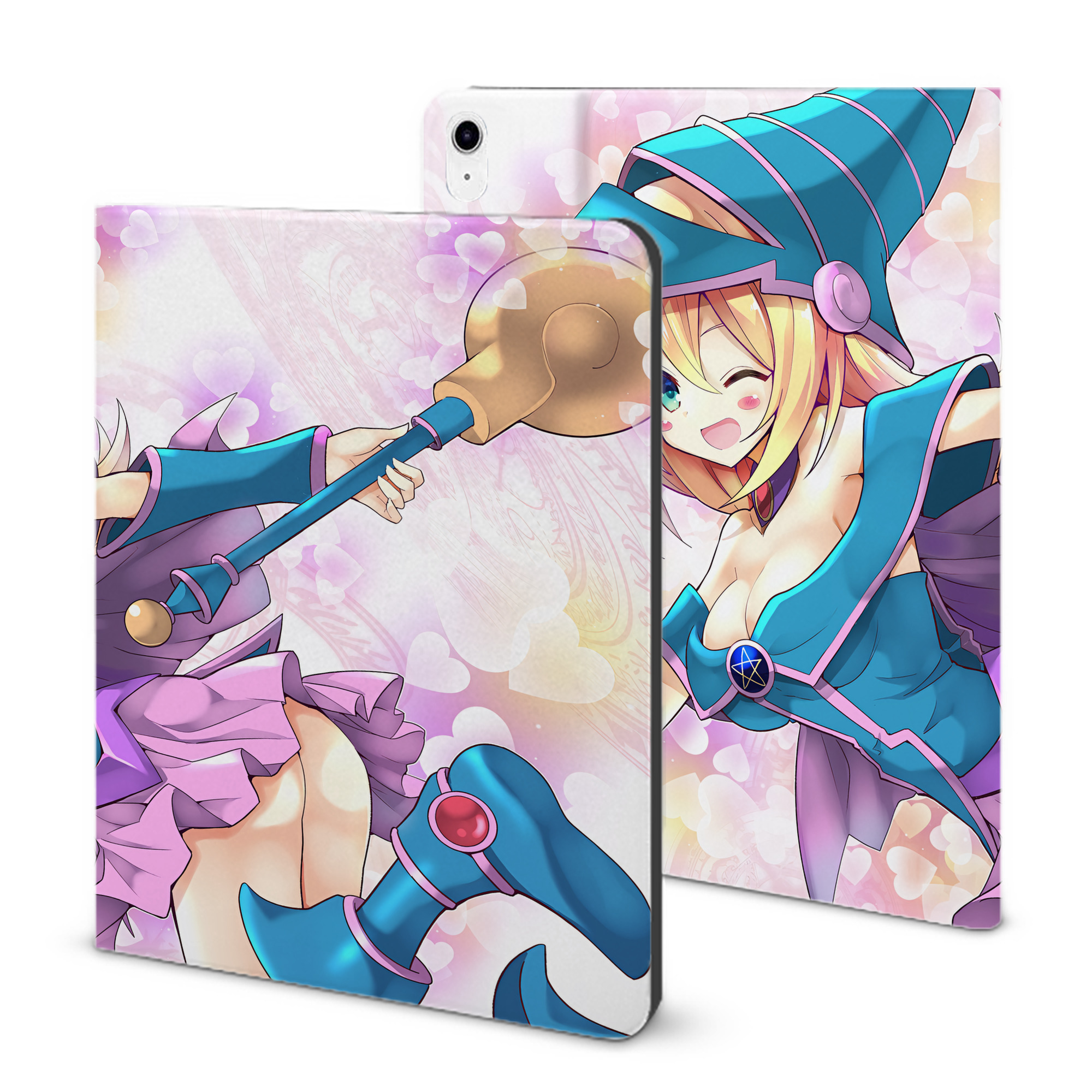 （画像用） 遊☆戯☆王 Yu-Gi-Oh! IPad ケース ブック型 PUレザー TPU 耐衝撃 軽量 薄型 ペン収納なし 全面保護 IPad 各モデル対応